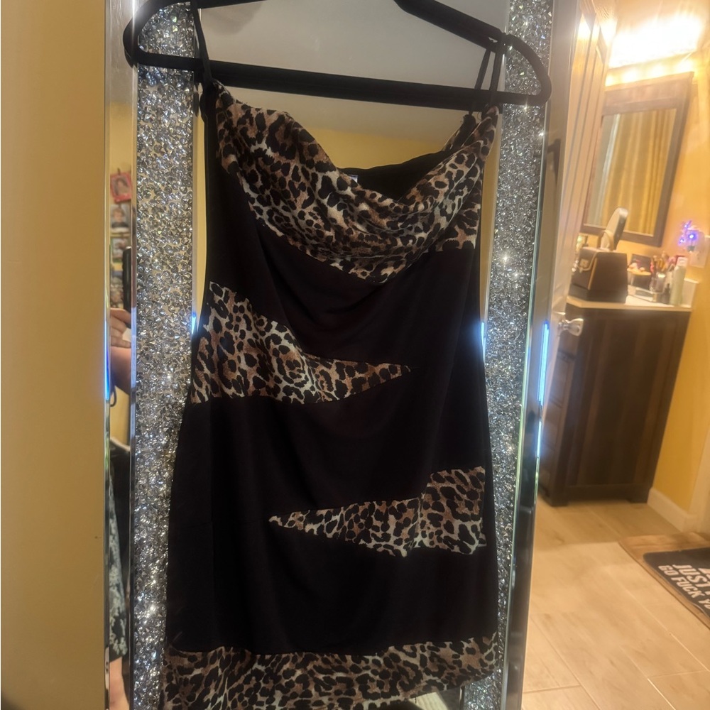 Leopard Print Women's Dress
